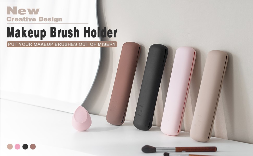 silicone makeup brush bag