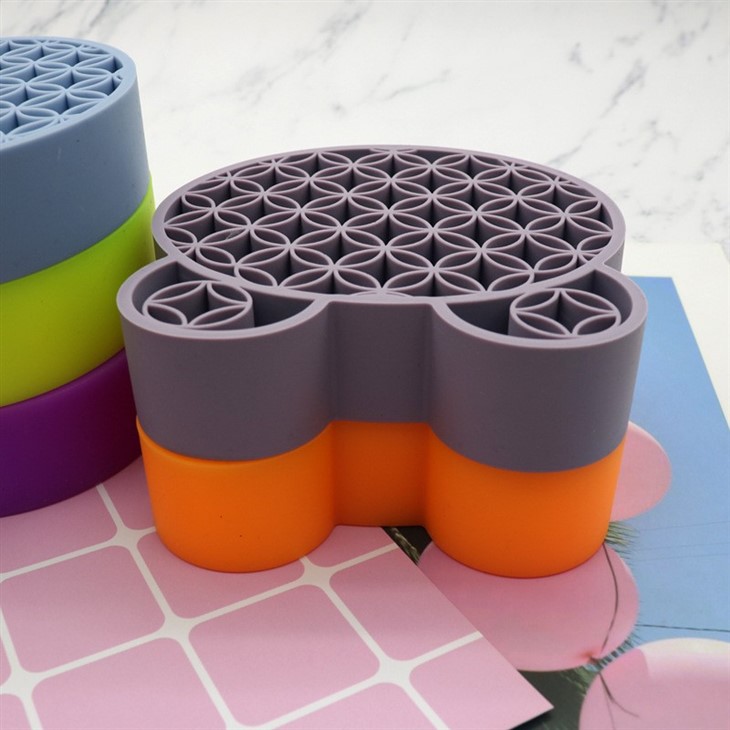 Silicone Makeup Brush Storage Box